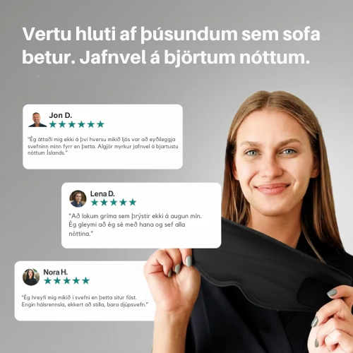 3D Contour svefnmaski